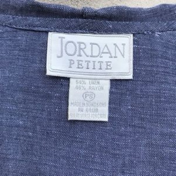 NWOT Jordan Petite linen rayon jacket coat. For Spring and Summer. - Picture 10 of 11